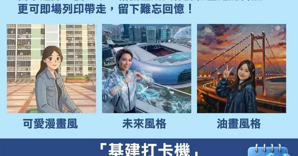 基建巡迴展覽4.7登陸時代廣場 設互動地圖及AI打卡體驗