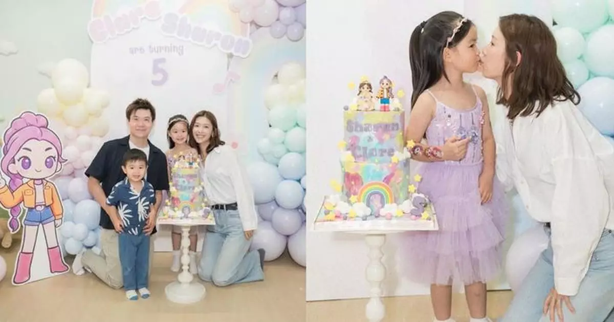 余香凝大女5歲生日 靚樣倒模影后媽媽