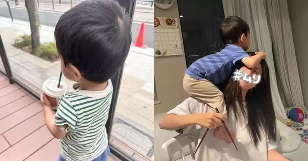 孩子出生後不能安心吃飯？日婦曬仔仔爬上頭真實育兒照引諸多共鳴