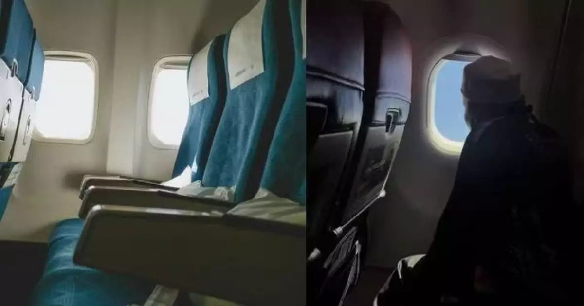 得知鄰座伯伯首次搭機 男子讓出靠窗座位圓對方高空看雲心願