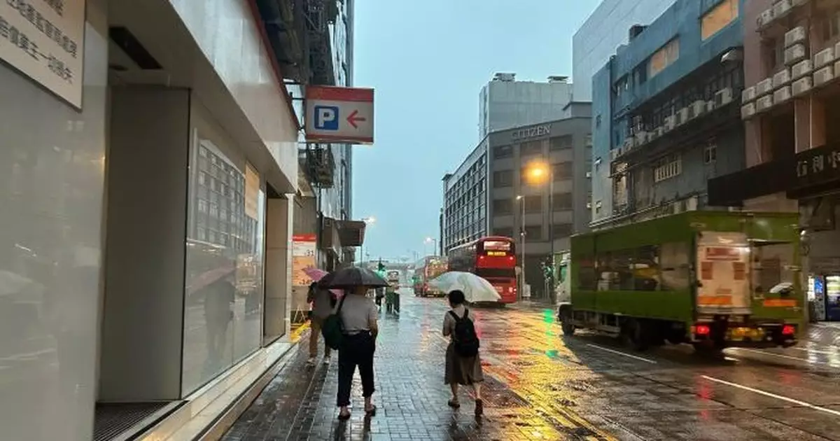天氣 | 天文台：未來一兩小時部分地區雨勢頗大 短期內或受冰雹影響