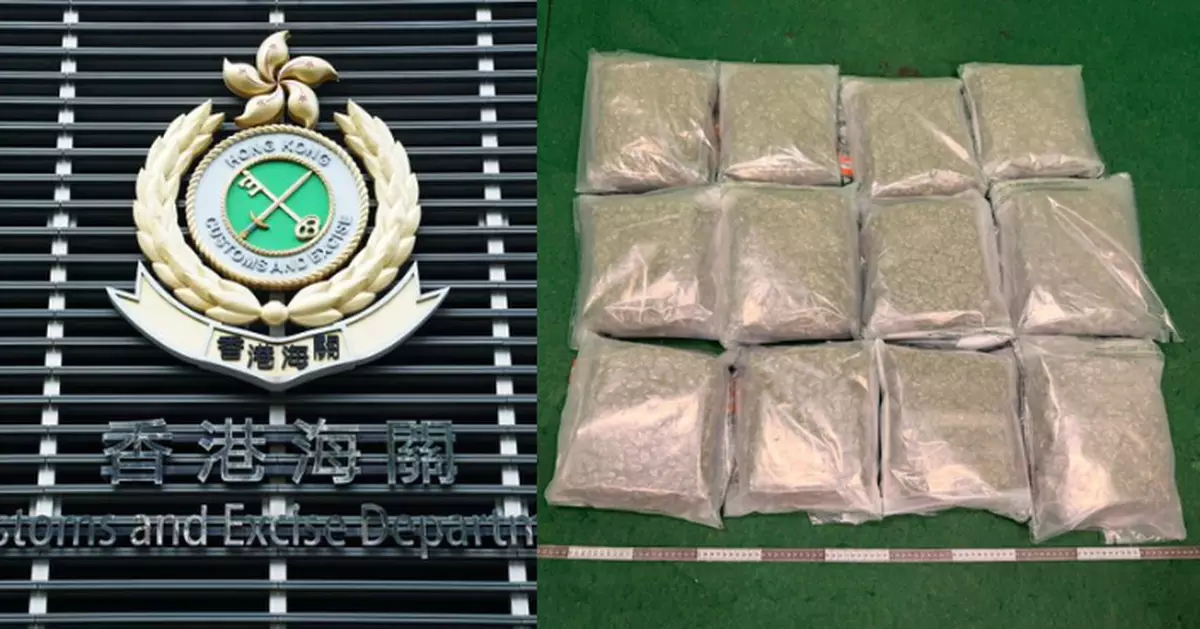 泰國入境兩男行李藏值230萬元懷疑大麻花 遭海關檢獲被控販毒5.4提堂