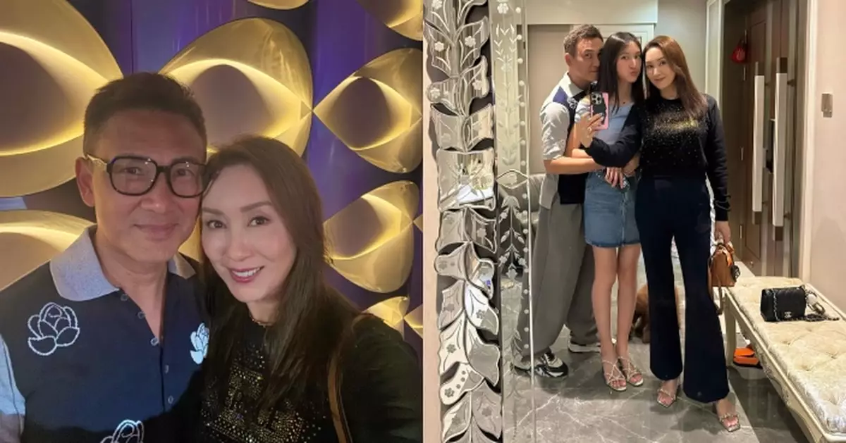郭可盈林文龍拍拖31周年 攜愛女慶祝晒溫馨全家福