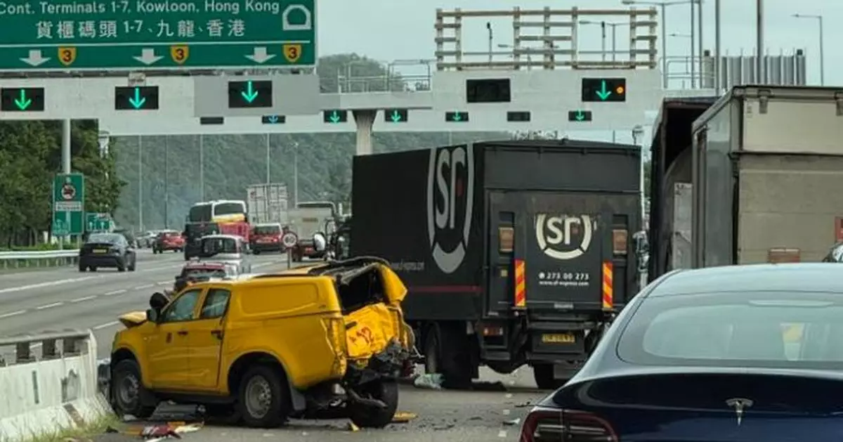 長青公路三車相撞 青馬管制區男職員死亡 另5人受傷