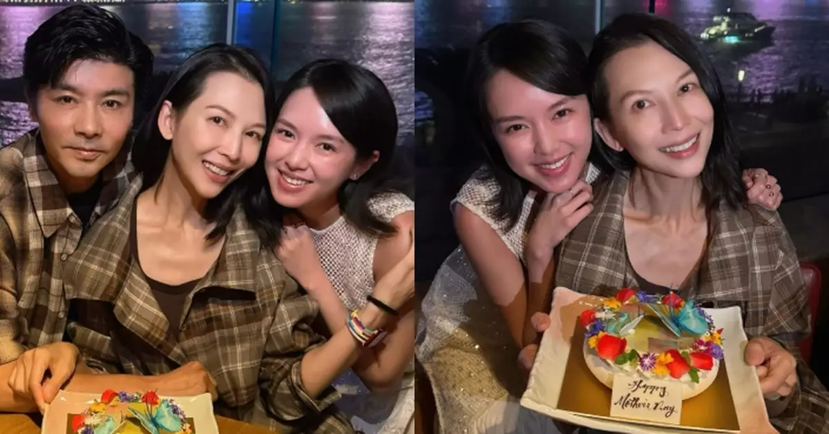 蔡少芬新劇收獲「孝順女」 蘇麗珊請食母親節飯兼送蛋糕