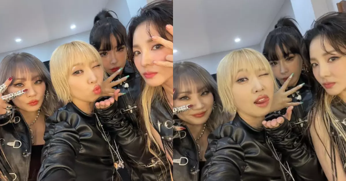 2NE1出道17週年 Dara不計前嫌公開4人完整合照