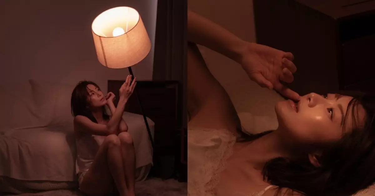 打女變性感尤物！ 楊梓菁深夜蕾絲睡衣上陣派福利