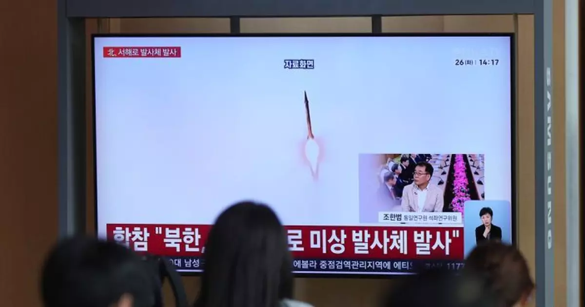 韓軍：北韓向東部海域發射數枚彈道導彈