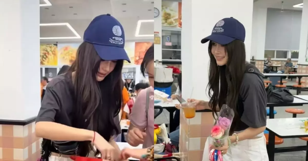 Angelababy湊仔之餘做義工 零架子任影任簽名勁親民