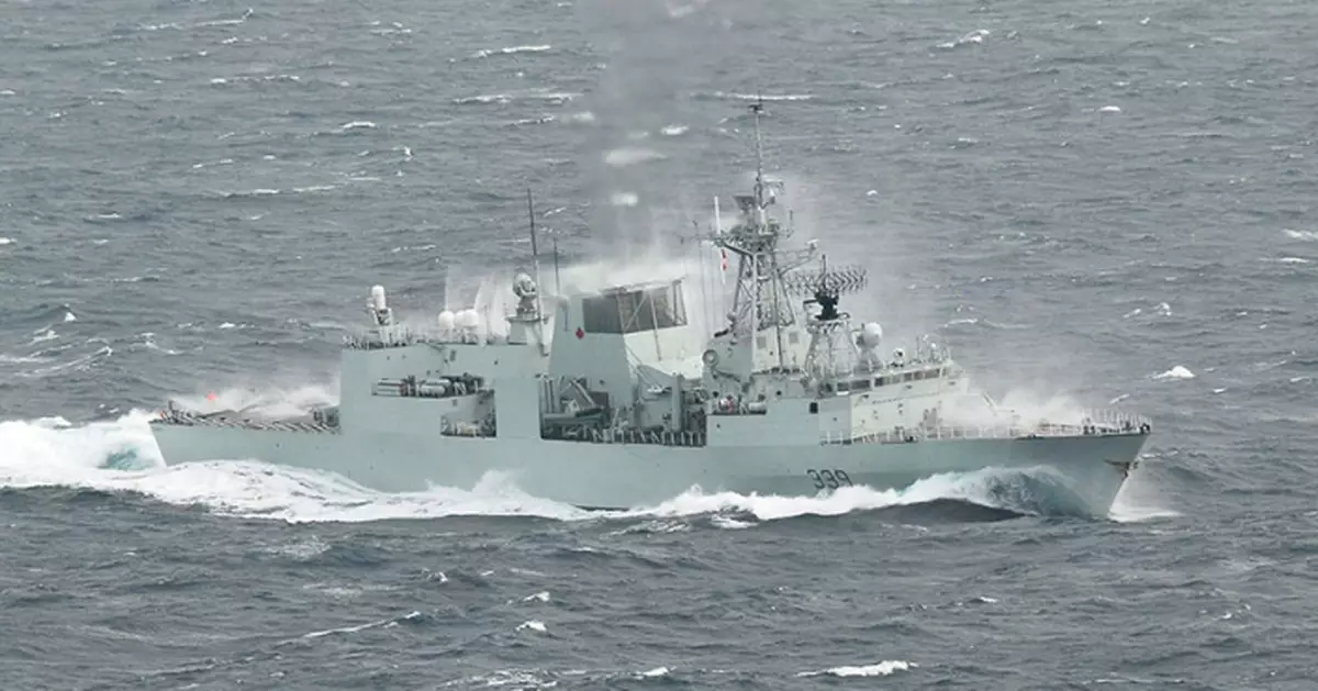 加拿大軍艦通過台海 外交部﹕堅決反對任何國家以航行自由為名損害中國主權