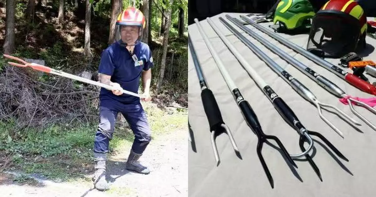 日男遭熊襲後研發「驅熊桿」 外形似《芝伊卡哇》武器爆紅