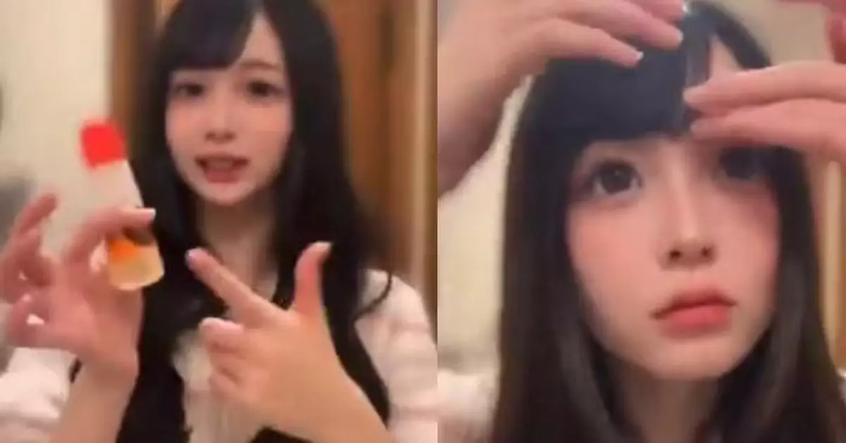 日本16歲正妹偶像示範用液態膠水固定瀏海爆紅 廠商急發聲明籲勿模仿