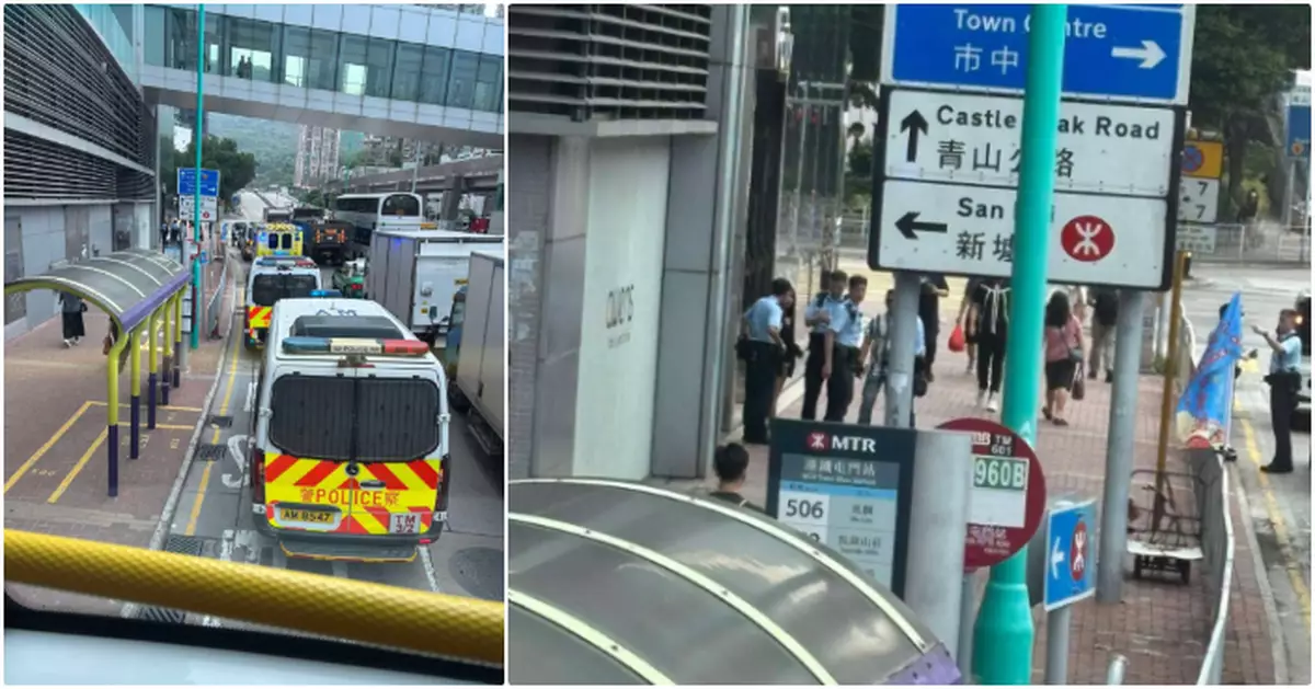 屯門青年疑精神異常　突衝出行人路開的士門毆打司機