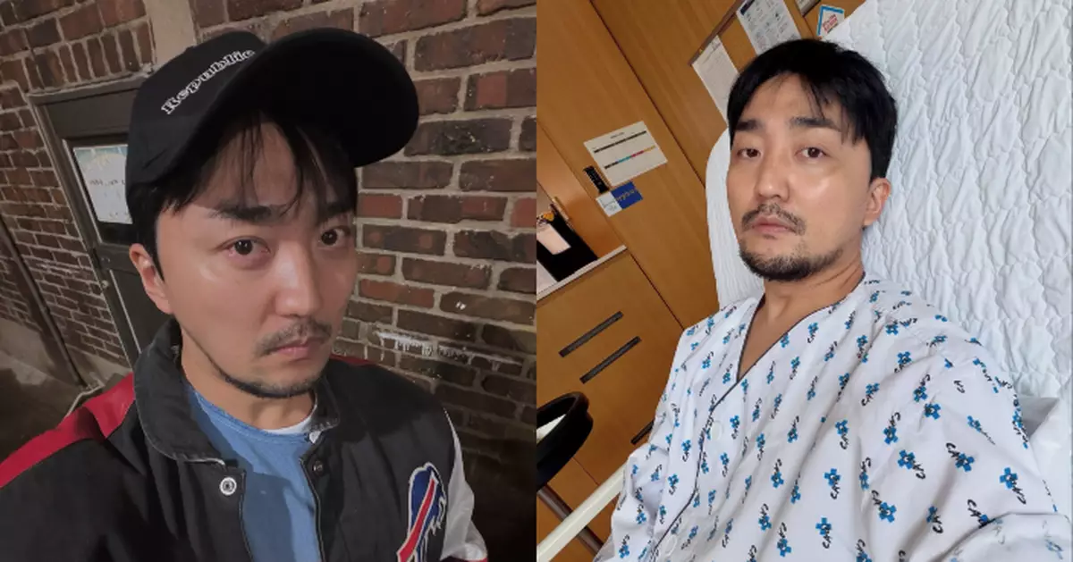 柳炳宰自爆順利完成膽囊切除手術 病榻自拍消瘦臉龐惹心疼