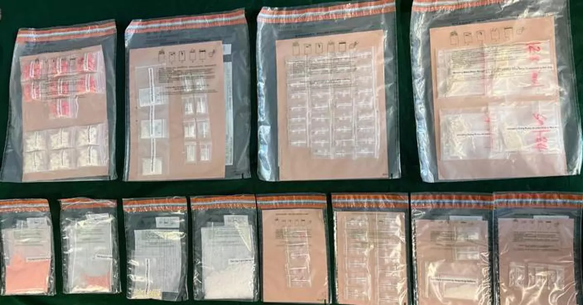 海關連破兩宗毒品案 檢獲約值830萬元懷疑毒品拘3人