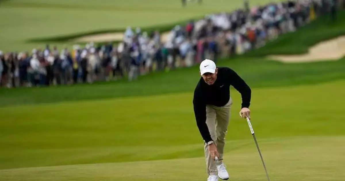 麥克羅伊PGA錦標賽首輪失準 尾段連吞柏忌陷困境