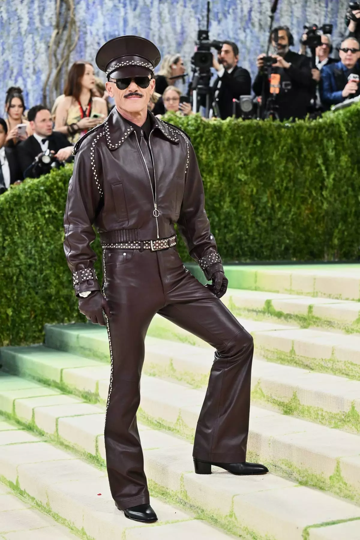 路克伊雲斯（Luke Evans）周一（2026年5月4日）抵達紐約大都會藝術博物館服裝學院慈善晚宴，慶祝「服裝藝術」展覽開幕。（美聯社圖片/Evan Agostini/Invision） AP圖片