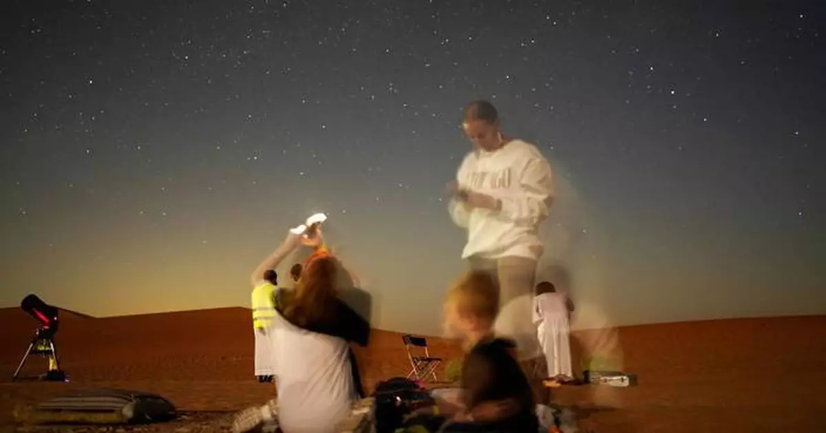 阿聯酋最暗地點觀星 杜拜天文學會帶領民眾重拾銀河美景
