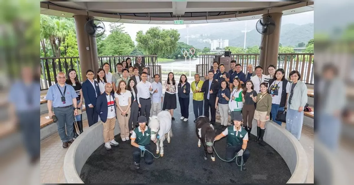 沙田區議員參觀彭福公園「小馬大本營」了解馬術體驗設施