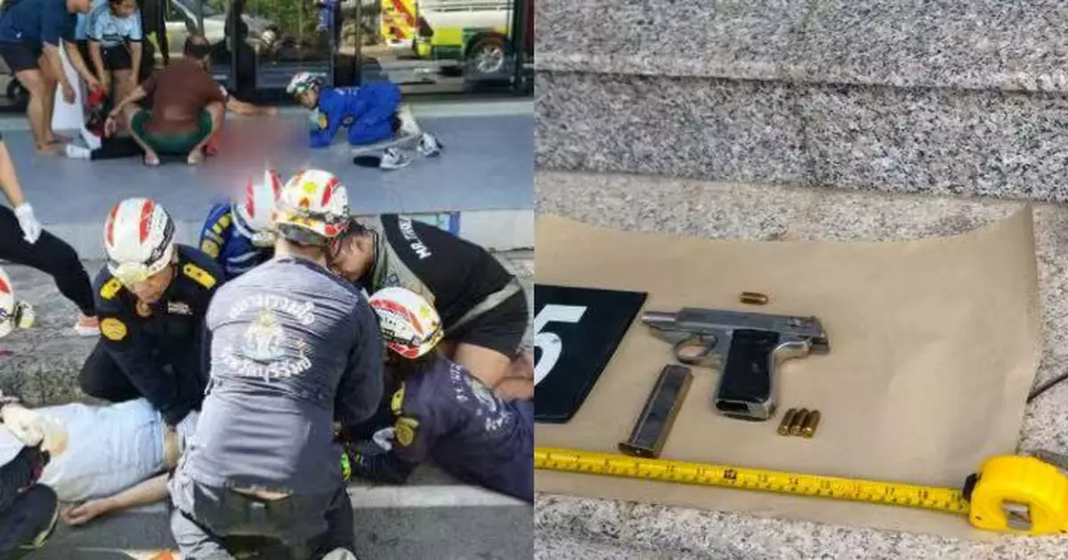 疑自己被戴綠帽 泰警員闖健身中心開槍殺妻 外母勸阻也遭波及