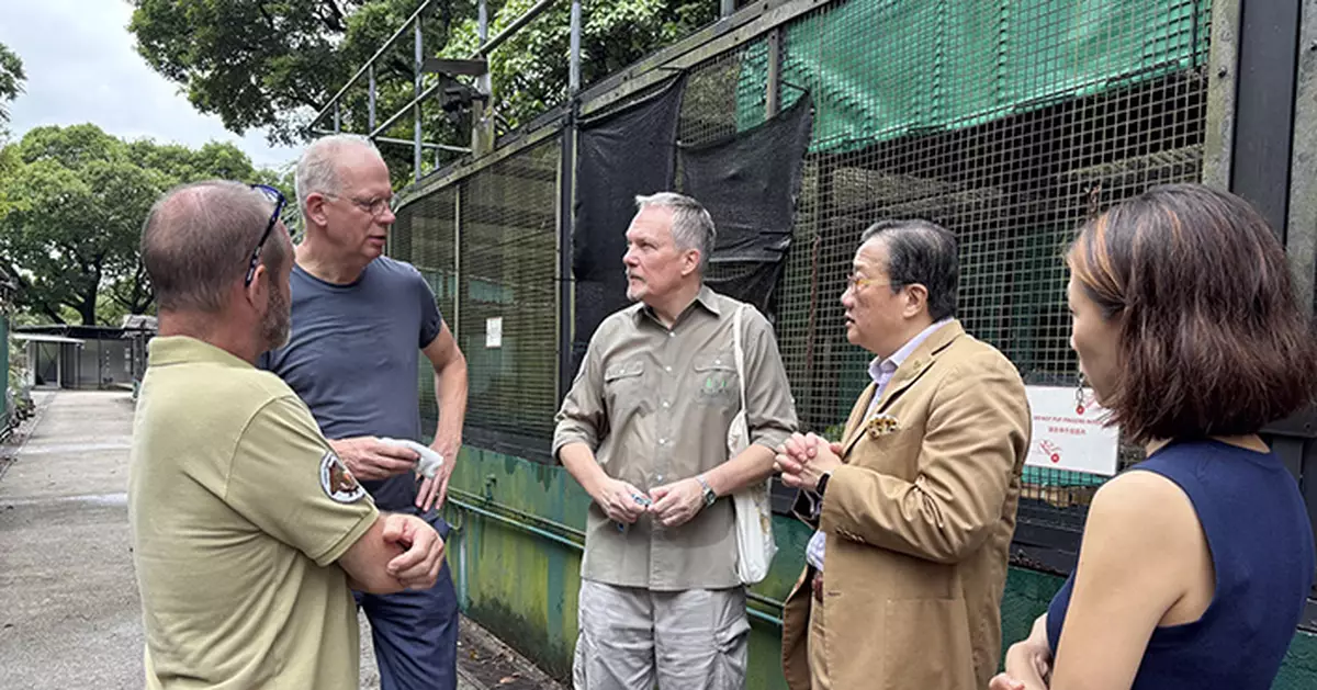 申訴專員陳積志到訪嘉道理農場 了解野生動物拯救及保育工作
