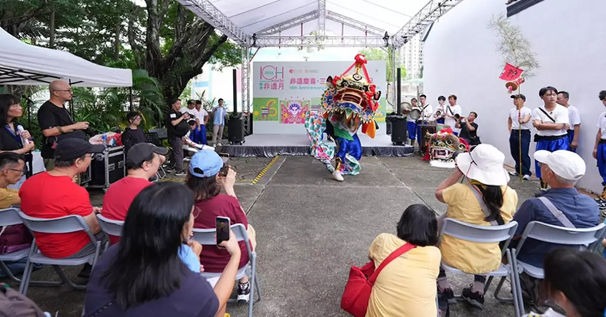 非遺月同樂日周末三棟屋舉行 體驗多元非物質文化遺產