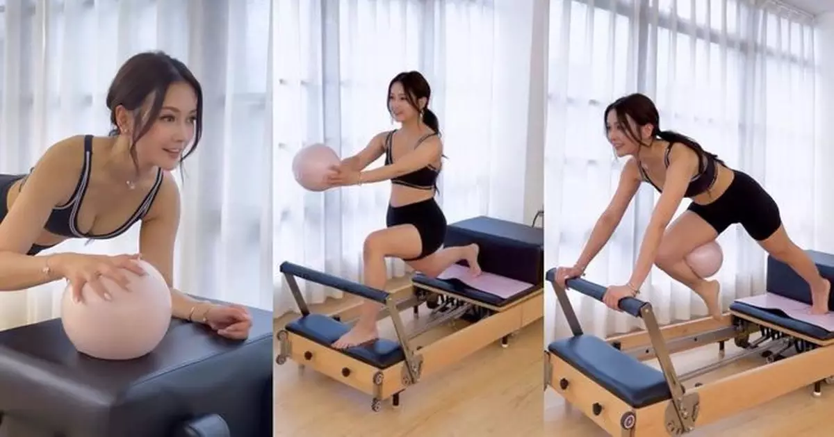 鍾晴玩普拉提晒驕人身材 bra top上陣養眼爆燈