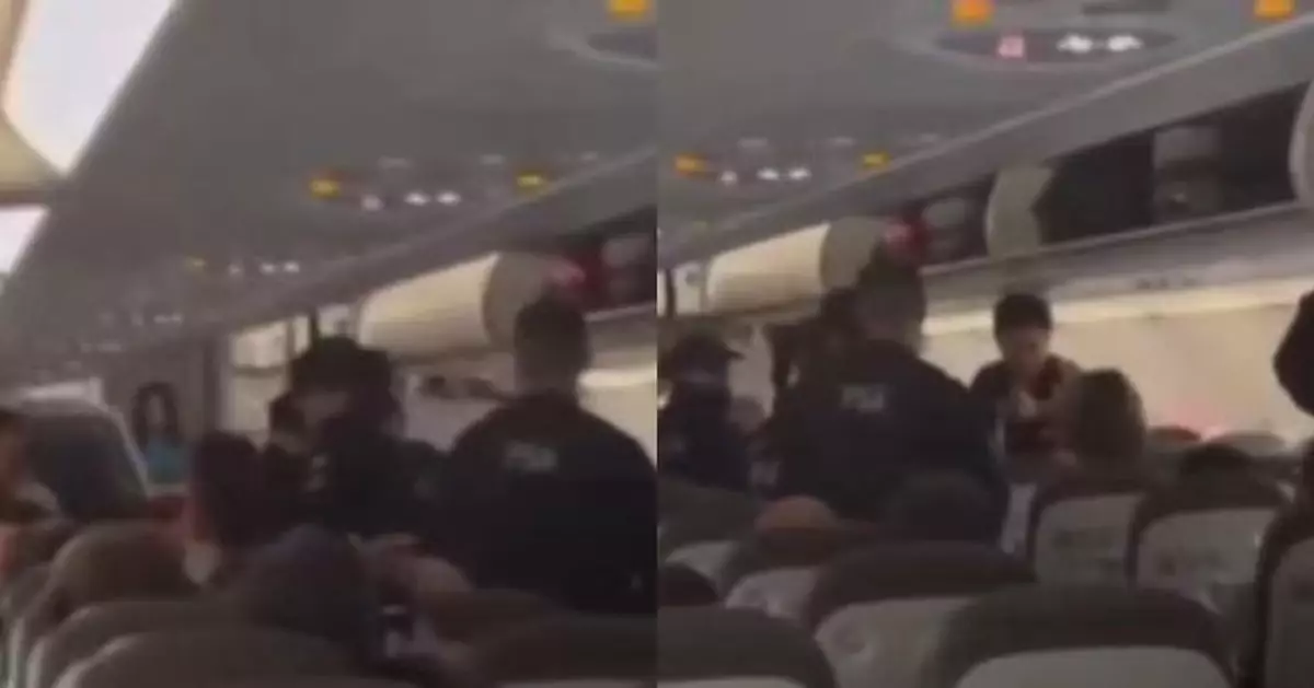 拒付行李超重費強行登機 阿根廷女乘客咬傷女警後被捕 全機乘客鼓掌