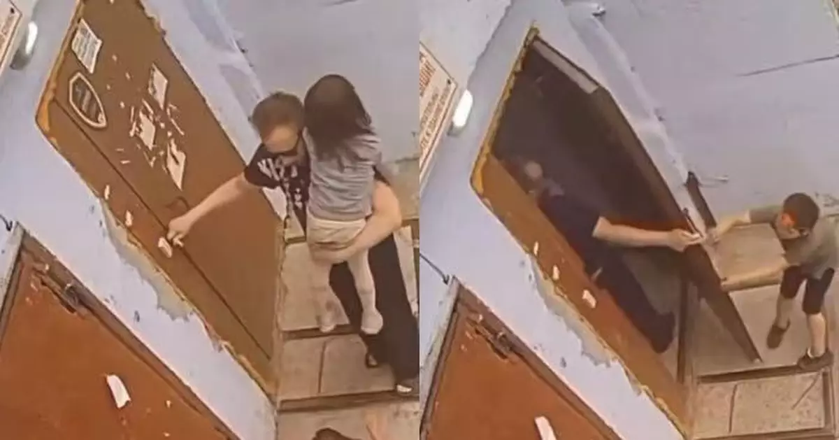俄羅斯5歲女童險遭陌生男擄拐 幸獲小男孩機警呼救成功脫險
