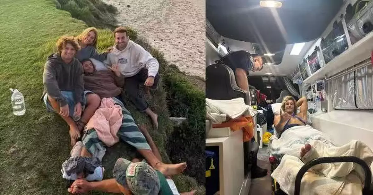 澳洲海域衝浪遇襲 烏拉圭男遭鯊魚拖入海中「狂踹猛踢」迫鬆口驚險脫困