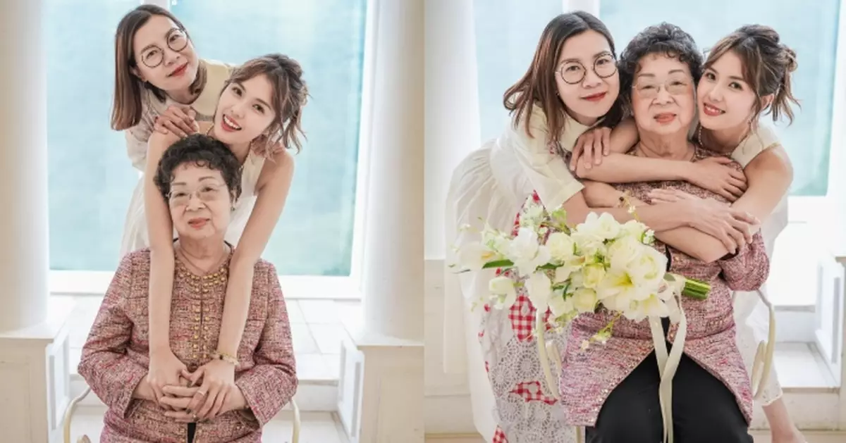 鄧凱文晒與媽媽婆婆三代同堂靚寫真 有感而發分享參選港姐原因