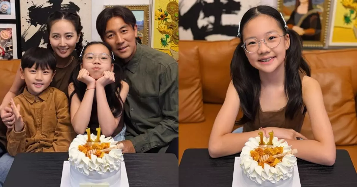 譚俊彥11歲大女遺傳媽媽仙氣基因 舉手投足散發青春少女氣息