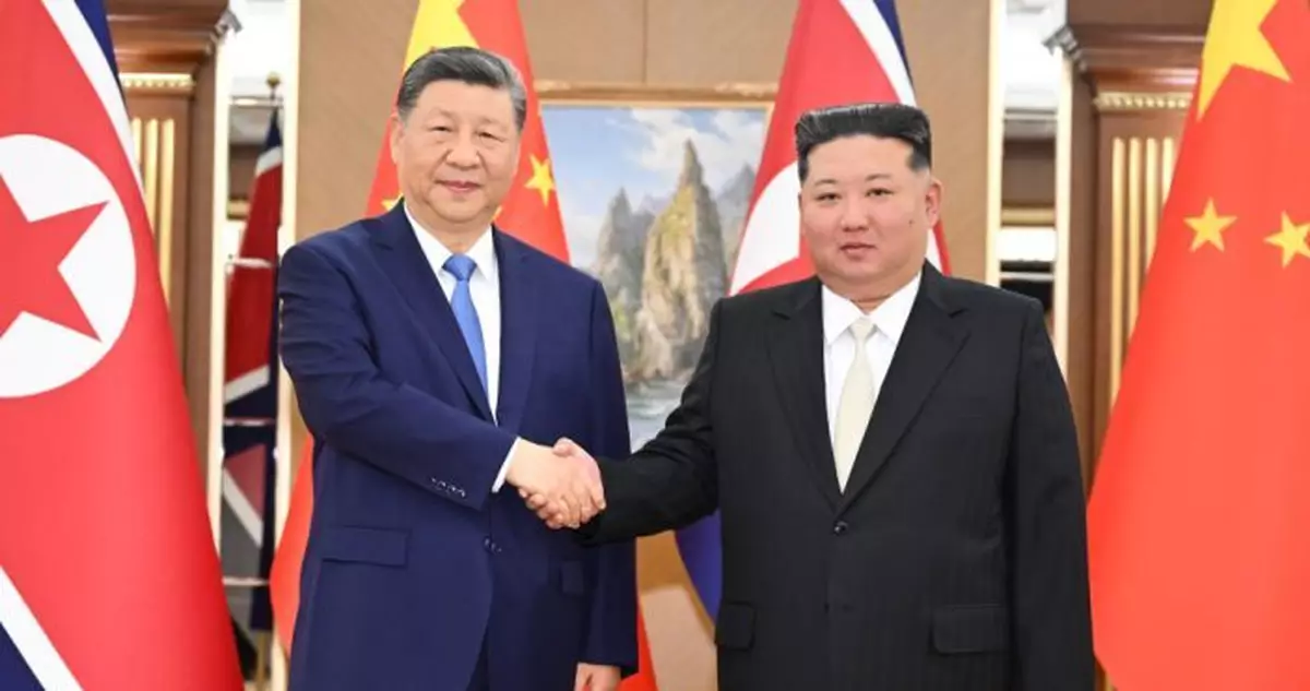 習近平與金正恩舉行會談 就發展中朝關係提出四點意見