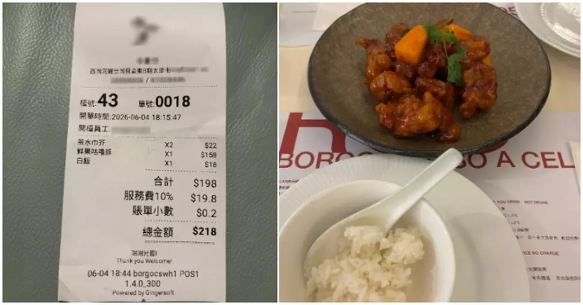 食客撰文公審218蚊天價咕嚕肉連飯「唔好去搶」　網民反應兩極
