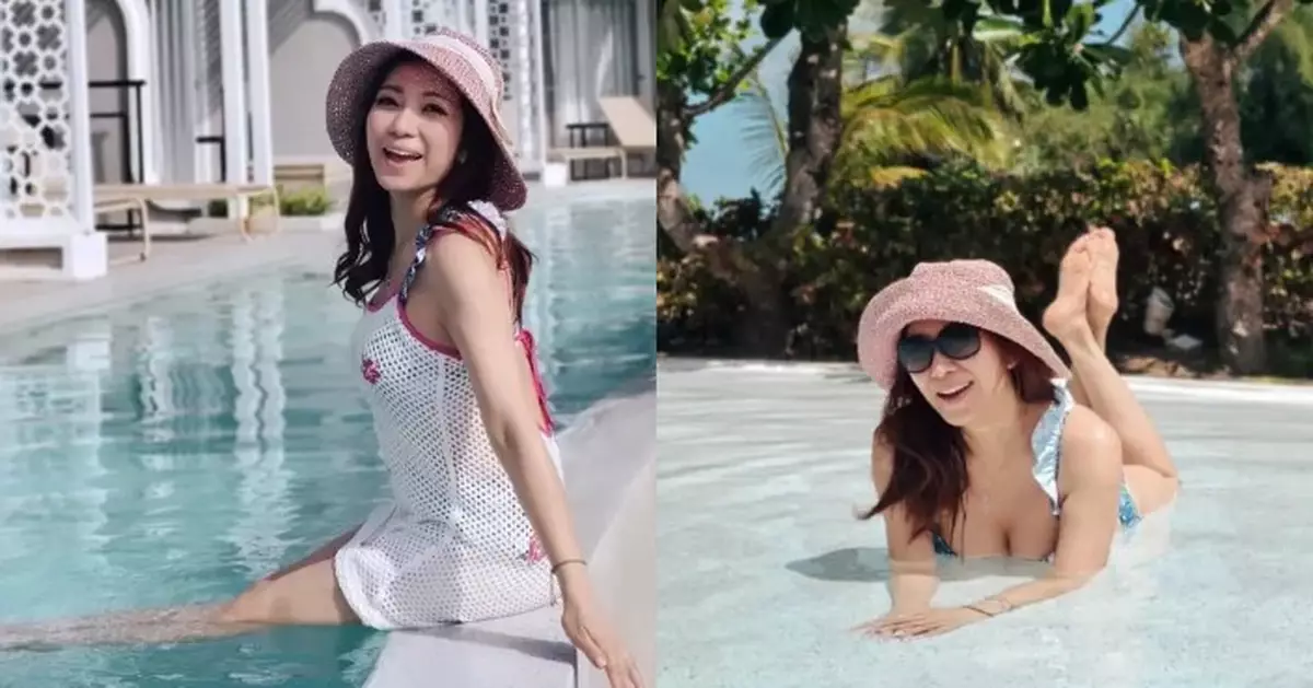 48歲朱凱婷罕晒水着 Fit爆身形震撼網民