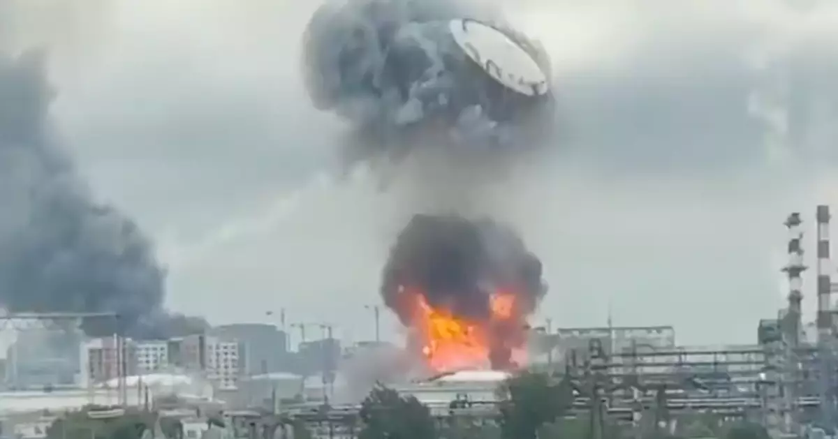 烏克蘭無人機襲莫斯科周邊煉油廠受損 市長稱防空系統仍在運作