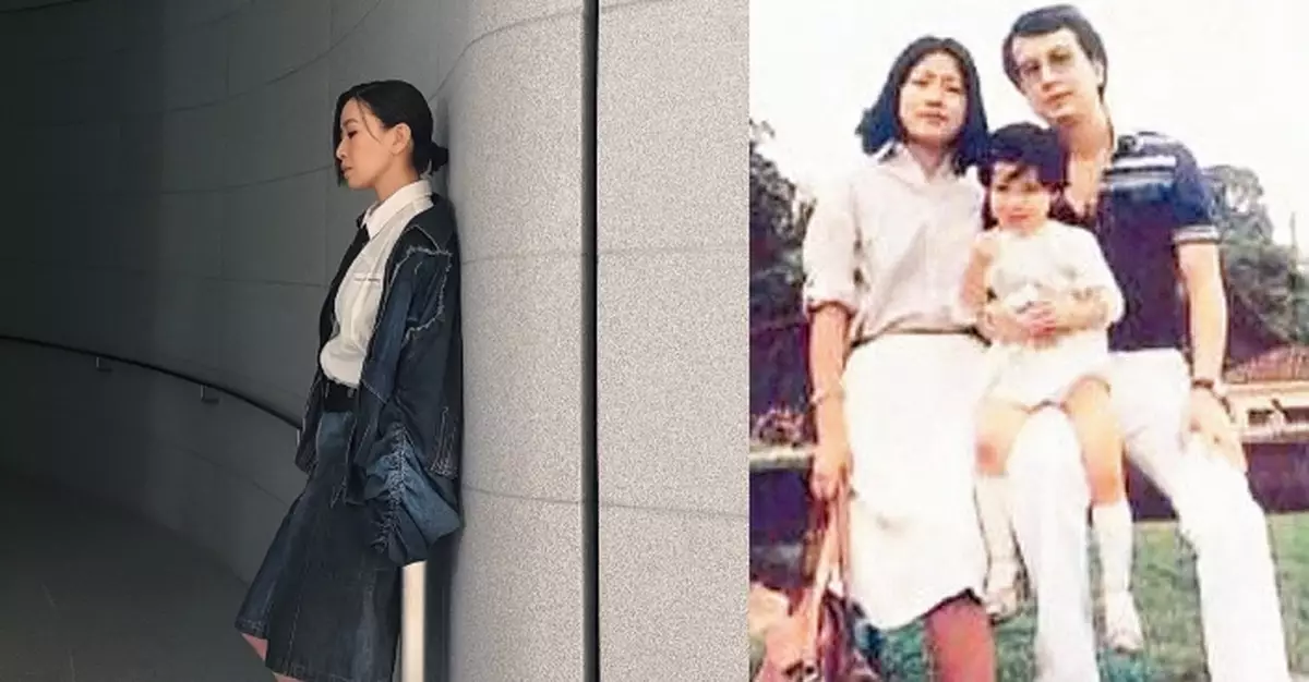 尋回舊家庭照感慨與父親緣淺 佘詩曼：天空有粒閃閃下嘅星星唔知係咪你呢