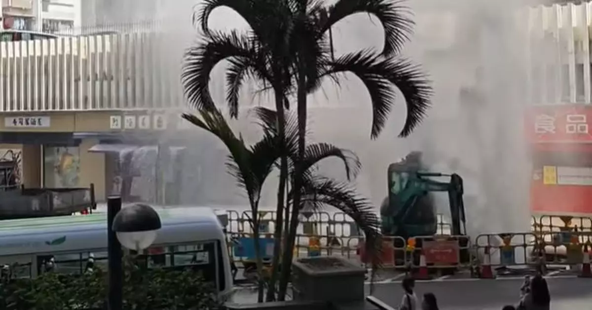 鰂魚涌太古城道爆水管已搶修 水務署：料明早重開受影響行車線