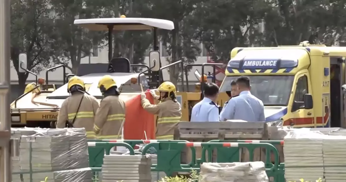 九龍灣運動場致命工業意外　男工遭工程車輾過傷重不治