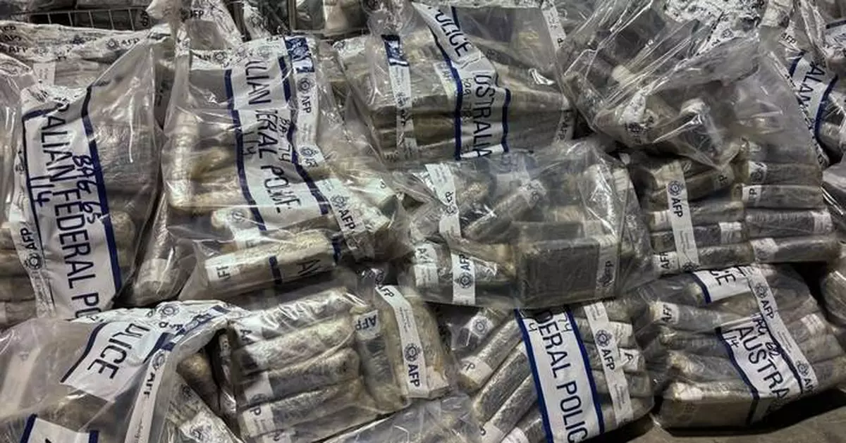 澳洲警方檢獲2.7公噸可卡因 破全國最大宗毒品案