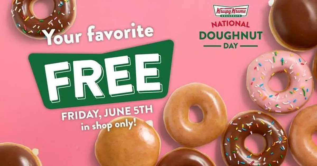 Krispy Kreme慶祝全國冬甩日 周五送免費冬甩兼買一打加兩美元換購