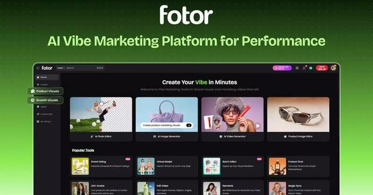 Fotor推AI氛圍營銷平台 助企業視覺製作流程