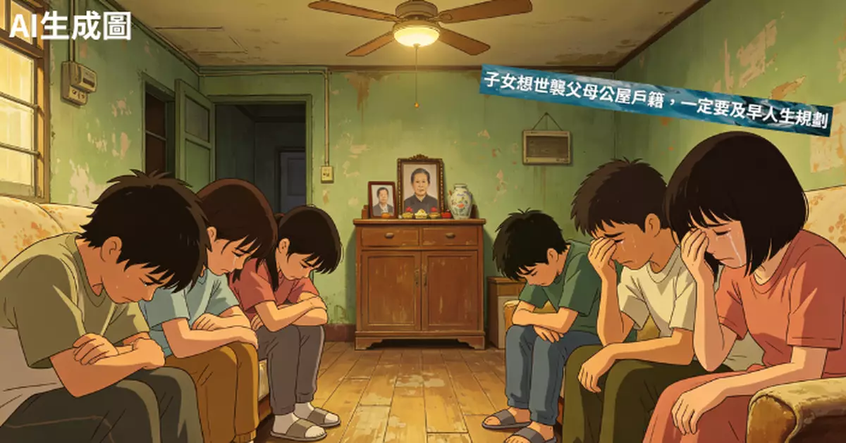 父母死後子女自動繼承？公屋戶勸「要及早人生規劃」 網民：公屋無「世襲」