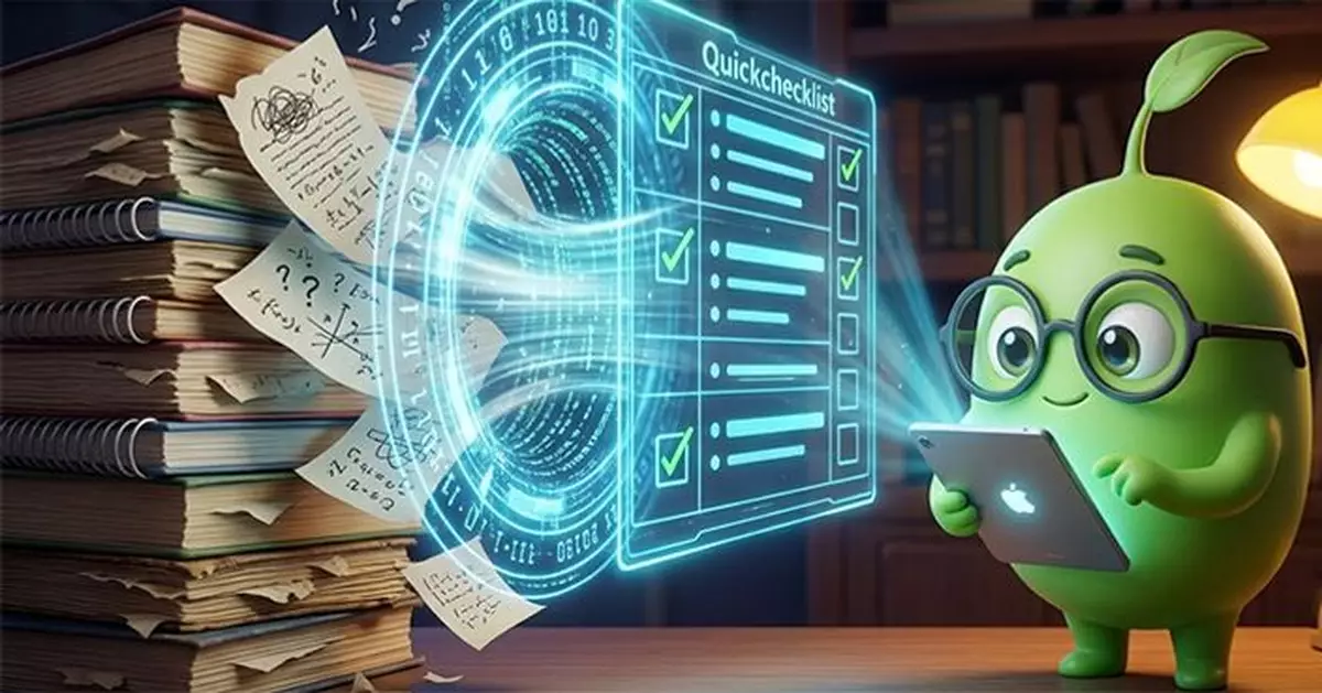 【AI 小息 🧃】「厚過字典」嘅筆記點溫好？教你用 AI 一鍵精煉「終極雞精 Checklist」！