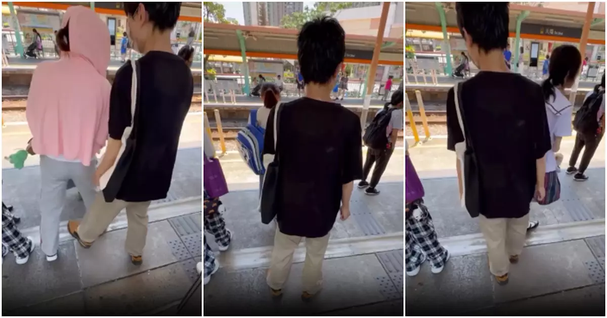 輕鐵天瑞站怪男出沒  連環出腳多女中招險遭絆倒