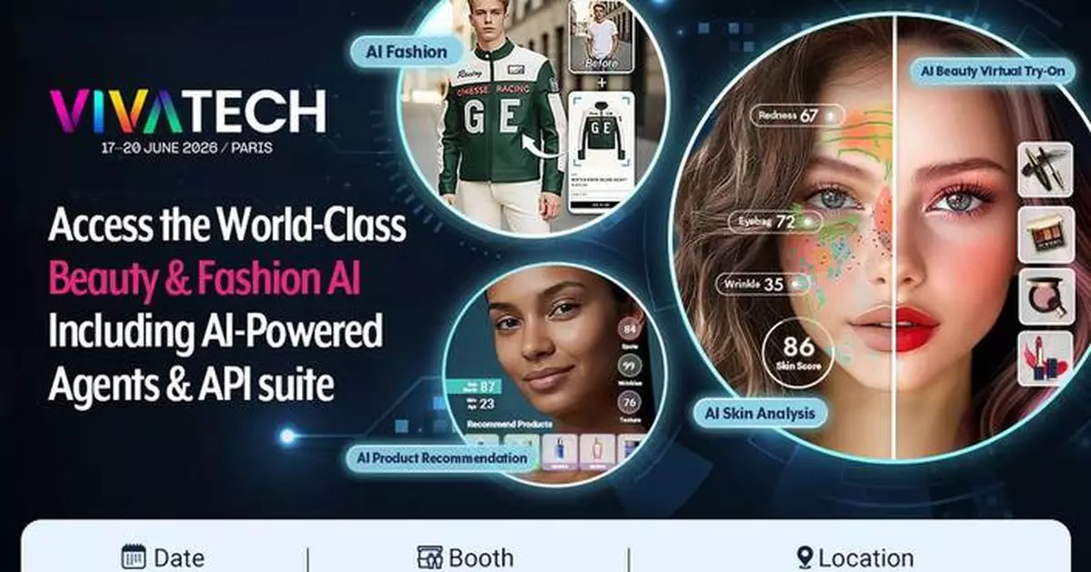 Perfect Corp.於Viva Tech 2026展示尖端人工智能創新