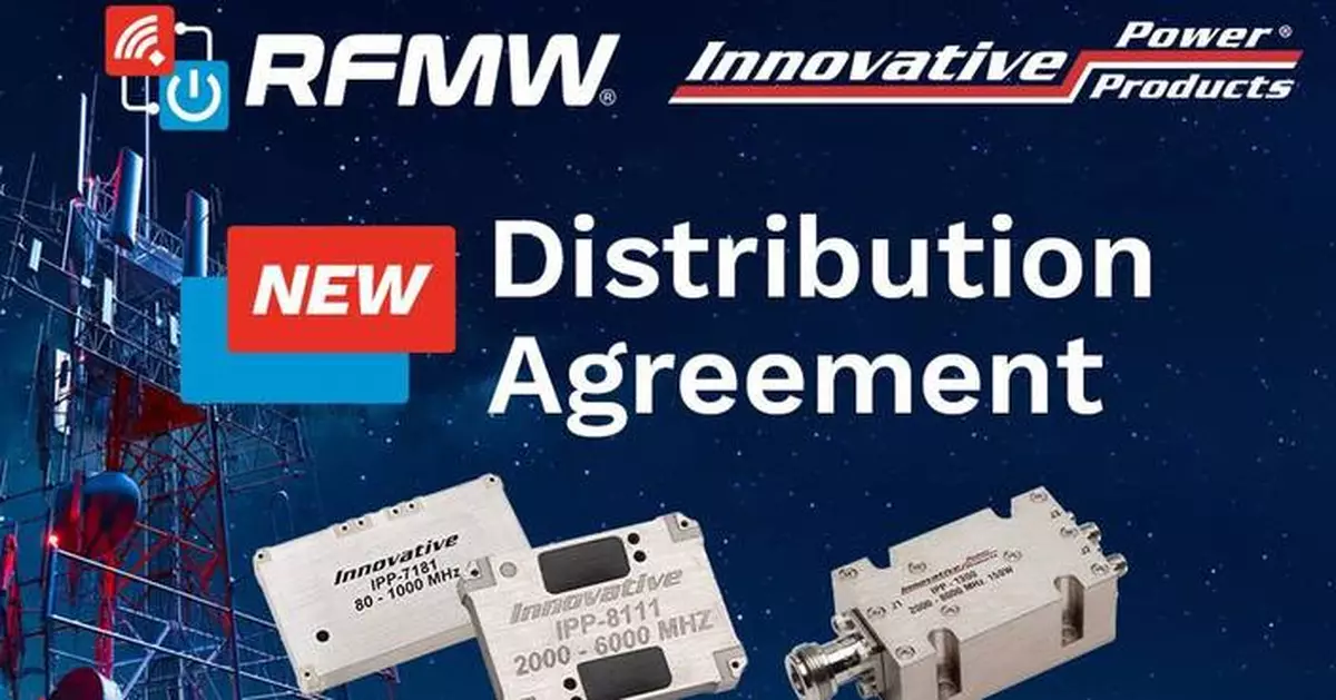 RFMW擴大與Innovative Power Products分銷協議至全球合作