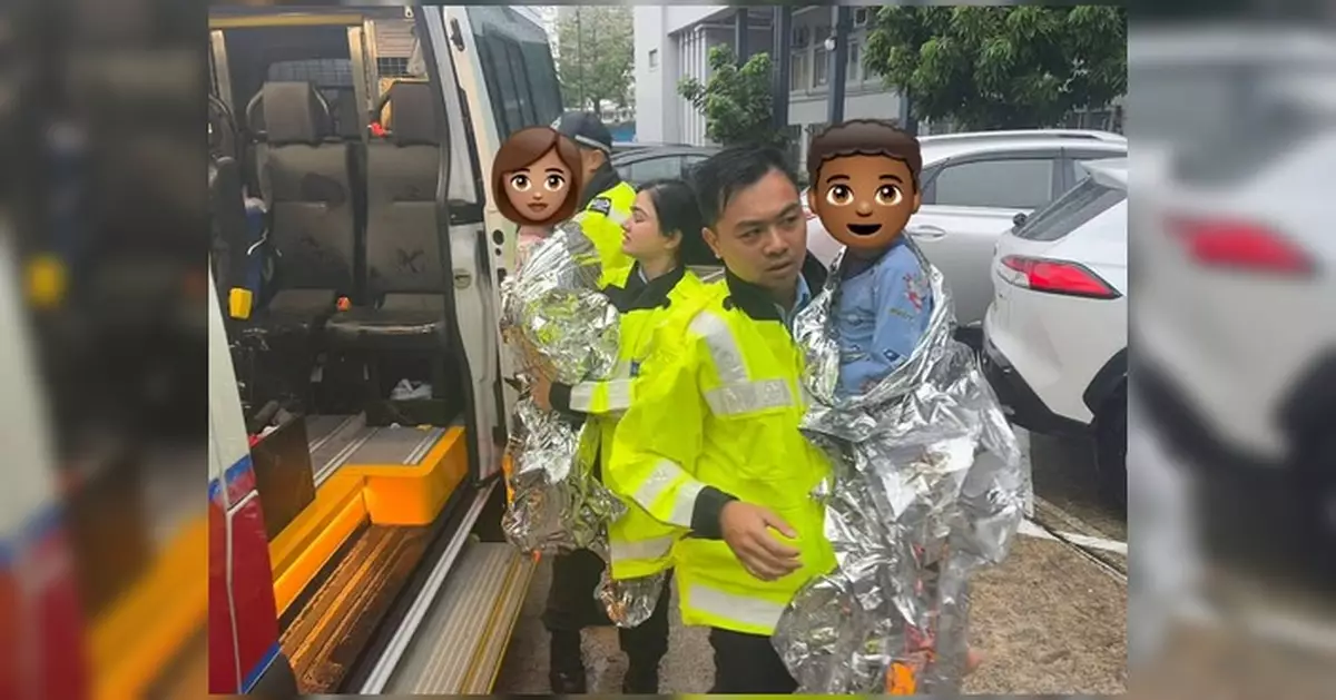黑色暴雨襲港元朗多區嚴重水浸　警方救出被困人士