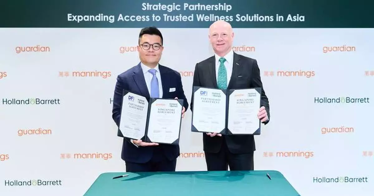 DFI零售集團攜手Holland & Barrett在亞洲推動全方位健康