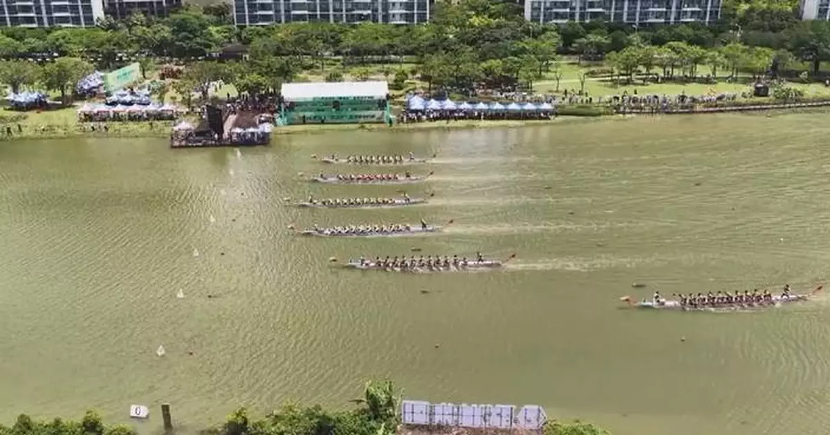 粵港澳龍舟隊珠海競渡 展現速度與團結迎接端午節